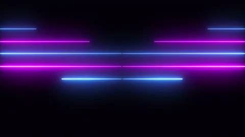 Movement of neon lines. Stock Footage 132426521