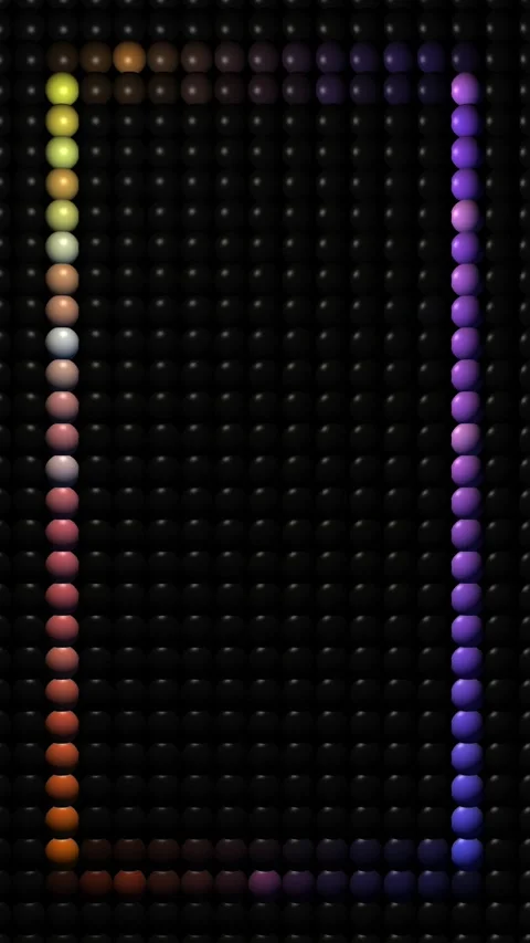 Movement of neon mosaic Video stock 305537141