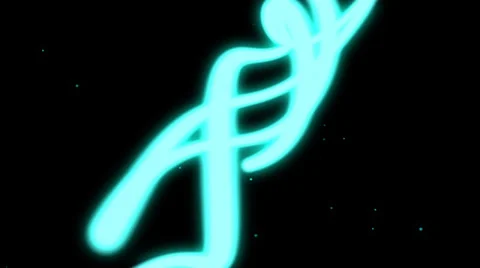 The Movement of Neon Tape Stock Footage 39651461