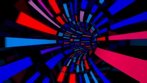 Movement in network tunnel. Seamless loop Stock Footage 103408059