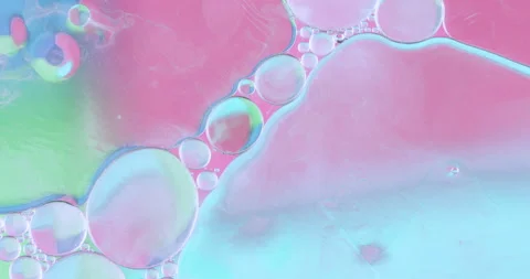 Movement oxygen bubbles in a liquid Stock Footage 127292086