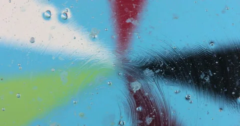 Movement oxygen bubbles in a liquid Stock Footage 127295356