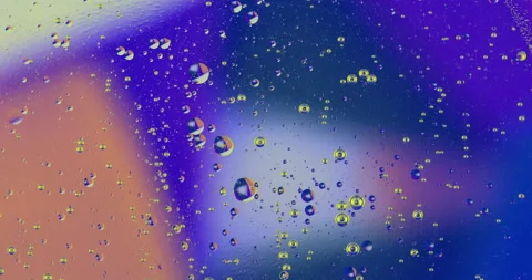 Movement oxygen bubbles in a liquid Stock Footage 127672775