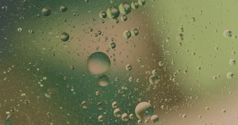 Movement oxygen bubbles in a liquid Stock Footage 127674128