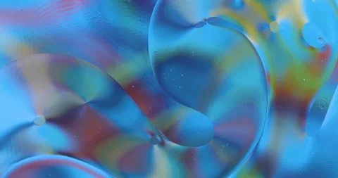 Movement oxygen bubbles in a liquid Stock Footage 127889278