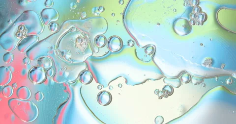 Movement oxygen bubbles in a liquid Stock-Footage 128460109