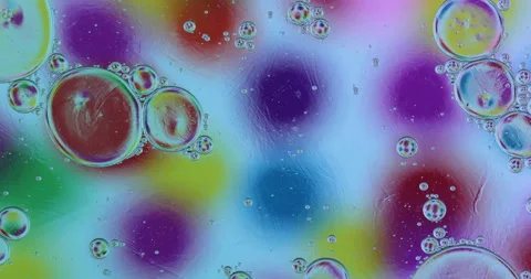 Movement oxygen bubbles in a liquid Stock-Footage 128460324