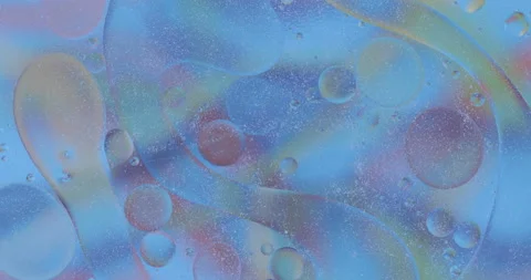 Movement oxygen bubbles in a liquid Stock Footage 129303722