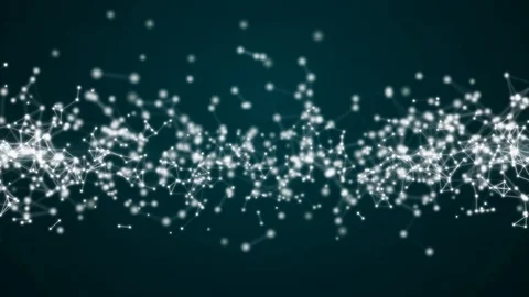 Movement of particles, beautiful screen Stock Footage 80583609