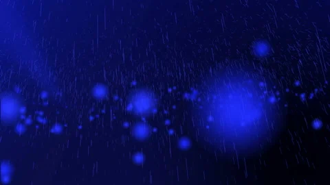 The movement of particles in space, animation, abstract blue background Stock Footage 122549145