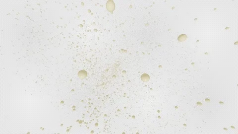 The movement of particles in a spiral on a transparent background Video stock 246200100