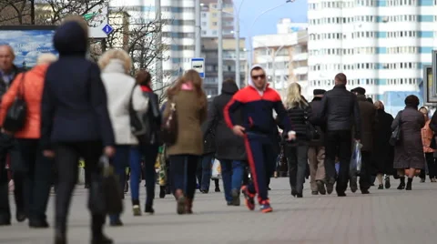 Movement of people Stock Footage 49276869