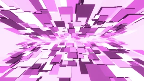 Movement rectangles abstract background. Seamless loop Stock Footage 107703191