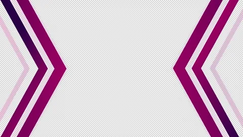Movement of the red arrow to the center, graphics, alpha channel Stock Footage 242758171