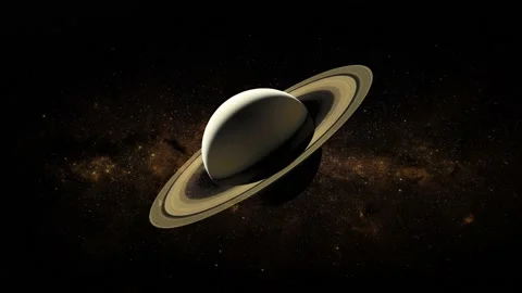 Movement of the rings around Saturn Elements of this image furnished by NASA. Stock Footage 197559664