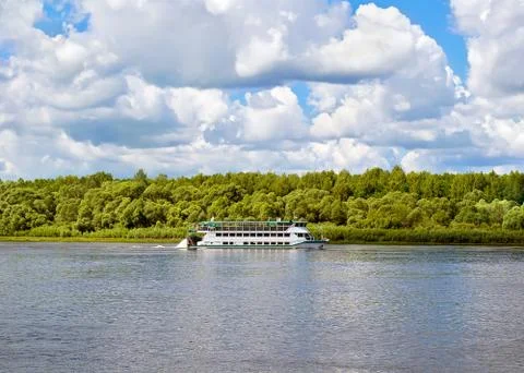 Movement river vessel Stock Photos
