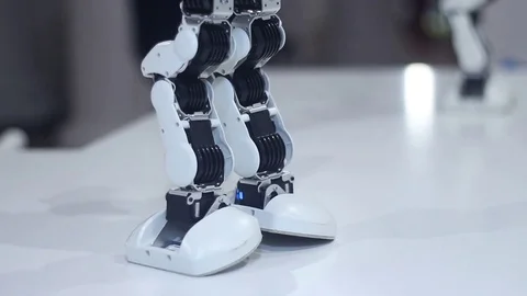 Movement of the robot Stock Footage 81786884
