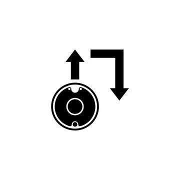 Movement of the robot vacuum cleaner during cleaning. Illustration