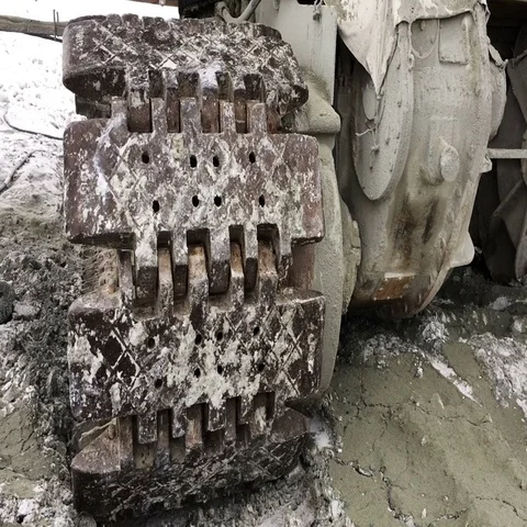 Movement rock excavator Stock Footage 69275018
