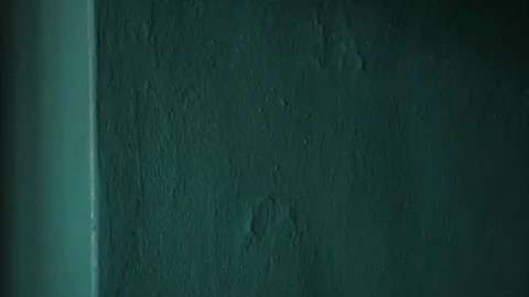 Movement of shadows on the old wall Video stock 74504335