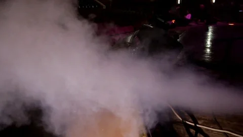The movement of smoke from dymmashiny Stock Footage 100250742