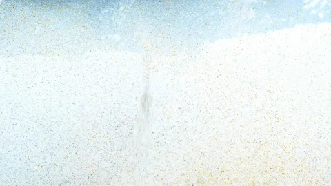 Movement of sparkles in liquid Video stock 182746417