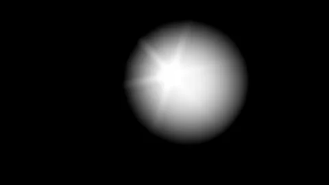 The movement of starlight moves inside the white circle in the black. Vídeos de archivo 315529643