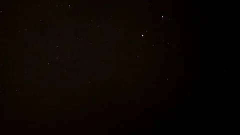 The movement of the stars in the spring sky Vidéo 74053204