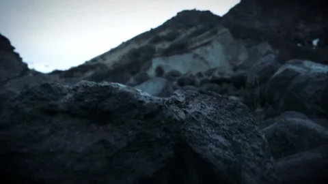 Movement on stones (horror) Stock Footage 76152175
