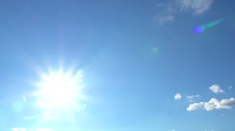 Movement of the sun in the sky. Stock-Footage 55903900