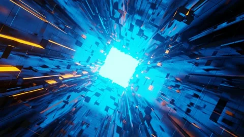 Movement through cubic cyberspace Видео 200204815