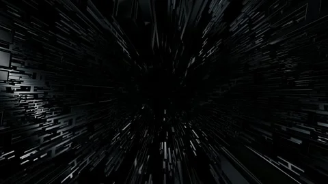 Movement Through a Field of Black Figures, Background, Reflection, Exclusive Stock Footage 269884849