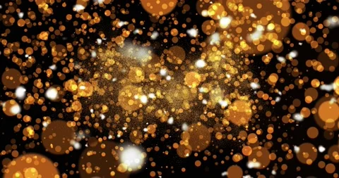 Movement through gilded particles Stock Footage 231920373