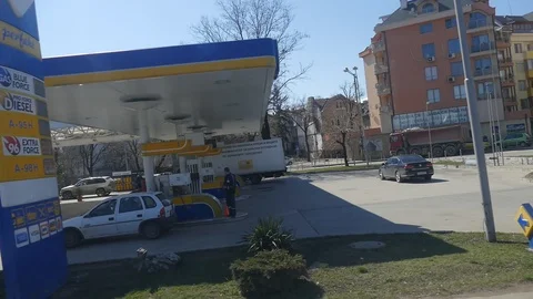 Movement through streets of Sofia Bulgaria. Stock Footage 87072826