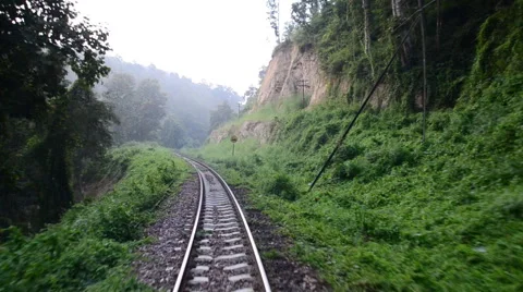Movement of the train tunnel. HD Stock Footage 42966669