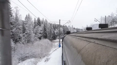 Movement of trains on the railway Stock Footage 61802526