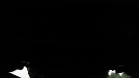 Movement of trains on top of the camera Stock Footage 22759569