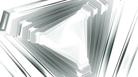 Movement in triangular cyber tunnel. Motion. Advancing cyber tunnel with 스톡 일러스트