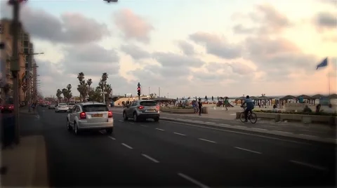 Movement of vehicles on the road Video stock 40052568