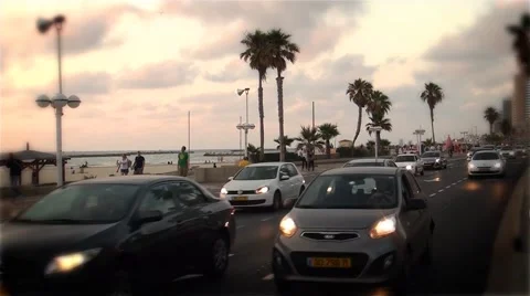 Movement of vehicles on the road Stock Footage 40052572