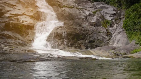 Movement of water fall Stock Footage 106125340