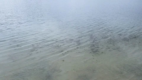 The movement of water on the lake. Stock Footage 107904633