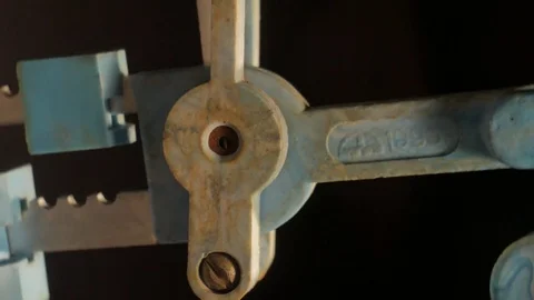 Movement - weigher, fragment. Stock Footage 84281671