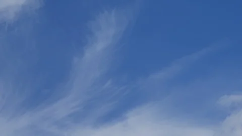 Movement of white clouds Stock Footage 113277962