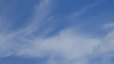 Movement of white clouds Stock Footage 113277999