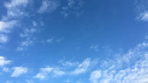 Movement of white clouds Stock Footage 113278152