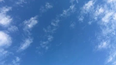 Movement of white clouds Stock Footage 113278509