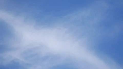 Movement of white clouds Stock Footage 113278606