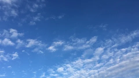 Movement of white clouds Stock Footage 113278709