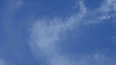 Movement of white clouds Stock Footage 113278761